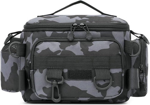 Fishing tackle, shoulder bag, storage bag, portable fishing rod holder, outdoor sports bag, flying fishing